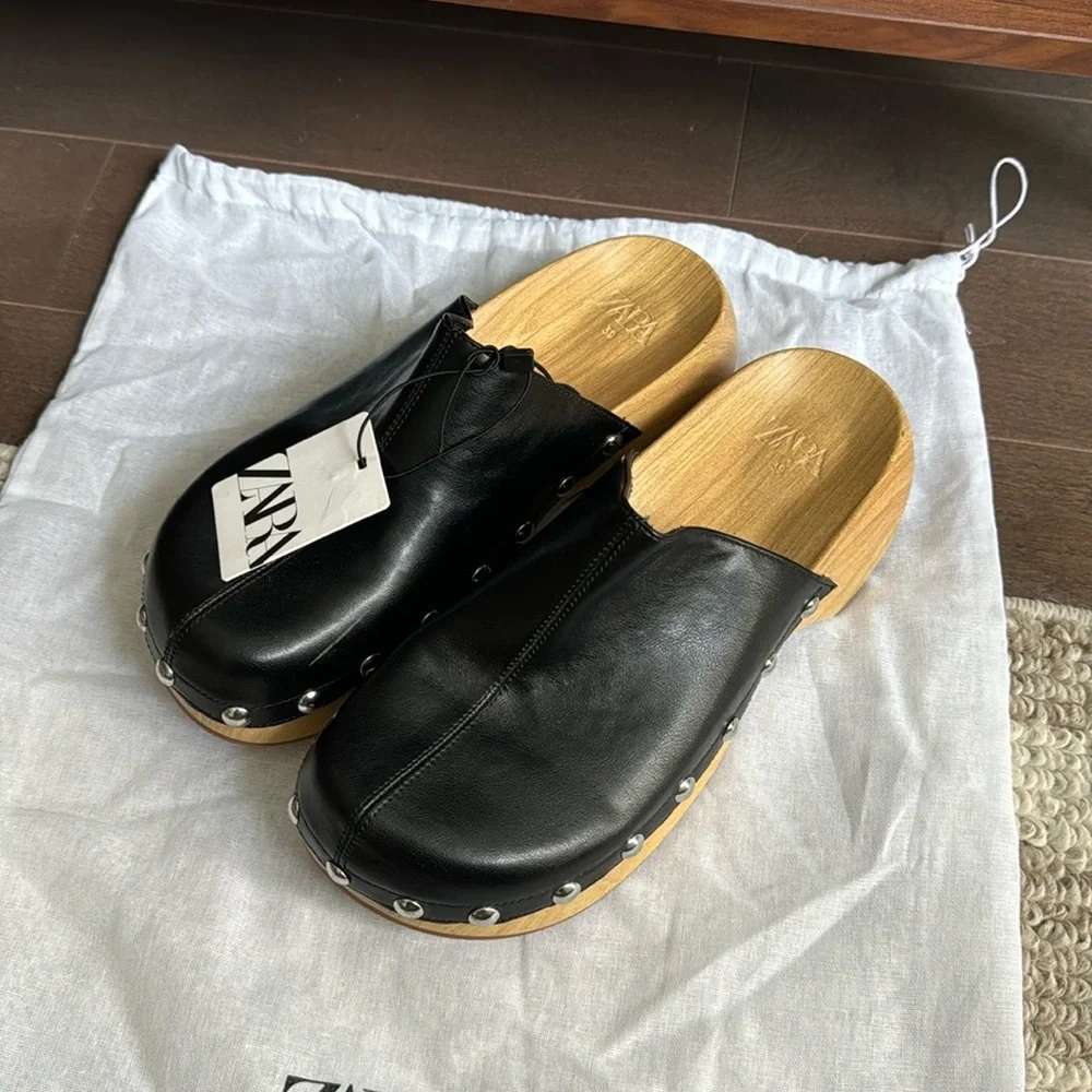 (SOLD)ZARA Clogs - Picture 7 of 10